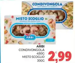 Eté Arbi condivongola, mistoscoglio offerta