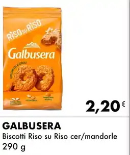 Iper Tosano GALBUSERA Biscotti Riso su Riso cer/mandorle offerta