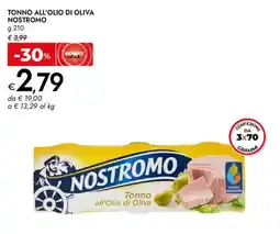 Bennet Tonno all'olio di oliva NOSTROMO offerta