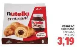 Eté Ferrero croissant nutella x4 offerta