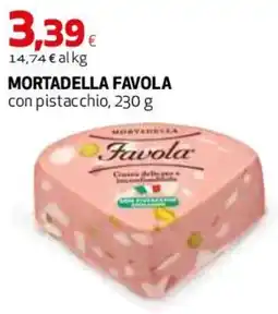 Coop Master Alleanza 3.0 Mortadella favola con pistacchio offerta