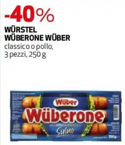 Coop Master Alleanza 3.0 Würstel wüberone WÜBER offerta