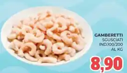 Eté GAMBERETTI SGUSCIATI IND.100/200 AL KG offerta