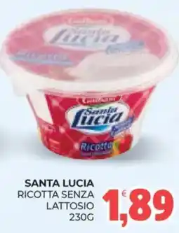 Eté Santa lucia ricotta senza lattosio offerta