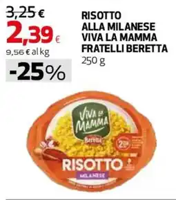 Coop Master Alleanza 3.0 Risotto alla milanese viva la mamma fratelli BERETTA offerta