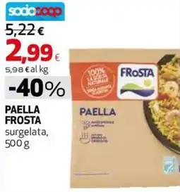 Coop Master Alleanza 3.0 Paella FROSTA surgelata offerta