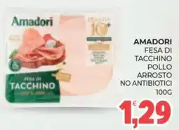 Eté Amadori fesa di tacchino pollo arrosto no antibiotici offerta