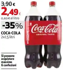Coop Master Alleanza 3.0 Coca-cola offerta