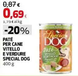 Coop Master Alleanza 3.0 Paté per cane vitello e verdure SPECIAL DOG offerta