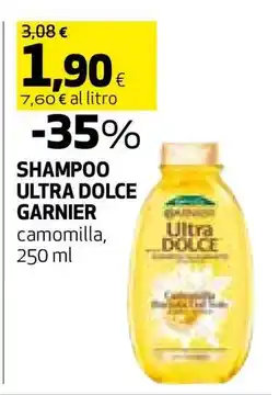 Coop SHAMPOO ULTRA DOLCE GARNIER offerta