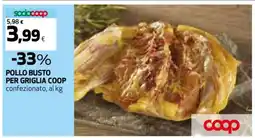 Coop POLLO BUSTO PER GRIGLIA COOP offerta