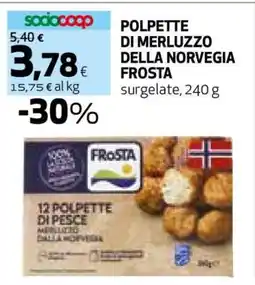 Coop POLPETTE DI MERLUZZO DELLA NORVEGIA FROSTA offerta
