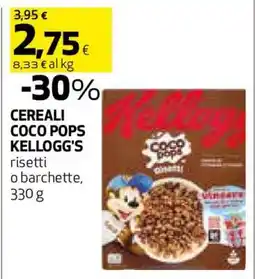 Coop Cereali Coco Pops Kellogg's offerta