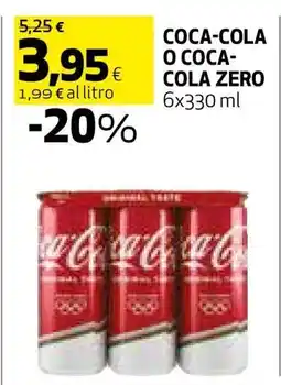 Coop COCA-COLA O COCA-COLA ZERO offerta