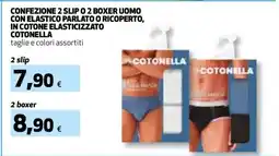 Coop Confezione 2 slip o 2 boxer uomo offerta