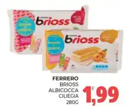 Eté Ferrero brioss albicocca ciliegia offerta