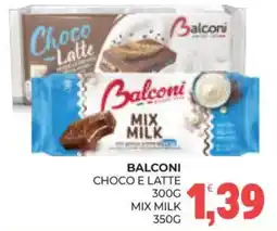 Eté Balconi choco e latte, mix milk offerta