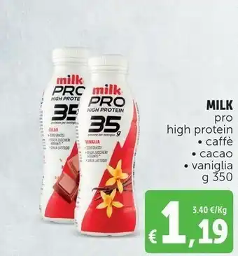 Deco Supermercati Milk pro high protein offerta