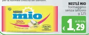 Deco Supermercati Mio formaggino senza lattosio offerta