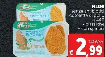 Deco Supermercati Senza antibiotici cotolette di pollo offerta