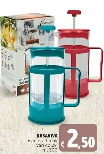 Deco Supermercati Kasaviva tisaniera break offerta