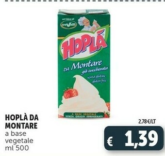 Deco Supermercati Panna a base vegetale da montare e per cucina offerta