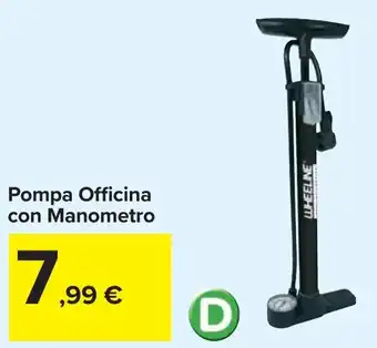 Pompa Officina con Manometro