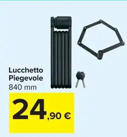 Carrefour Lucchetto Piegevole 840 mm offerta