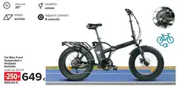 Carrefour Fat Bike Front Suspended a Pedalata Assistita offerta