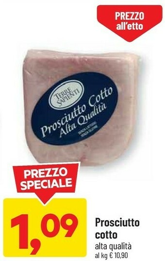 DPiù Prosciutto cotto offerta