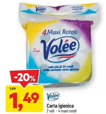 DPiù Carta igienica offerta