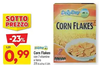 DPiù Corn flakes offerta