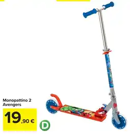 Carrefour Monopattino 2 Avengers offerta