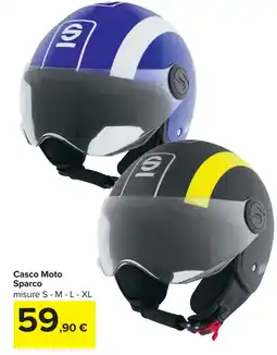 Carrefour Casco Moto Sparco offerta
