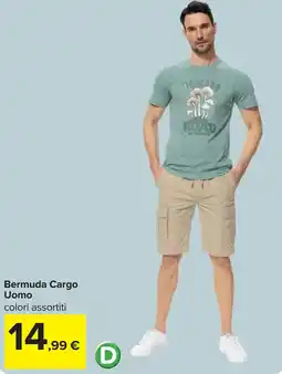 Carrefour Bermuda Cargo Uomo offerta