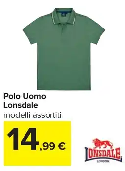 Carrefour Polo Uomo Lonsdale offerta
