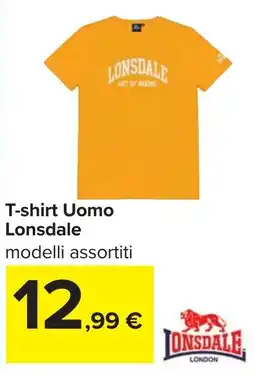 Carrefour T-shirt Uomo Lonsdale offerta