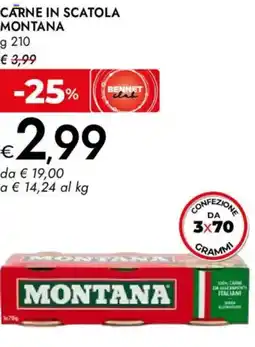 Bennet Carne in scatola MONTANA offerta