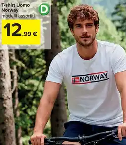 Carrefour T-shirt Uomo Norway offerta