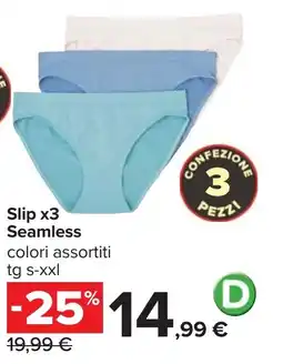 Carrefour Slip x3 Seamless offerta