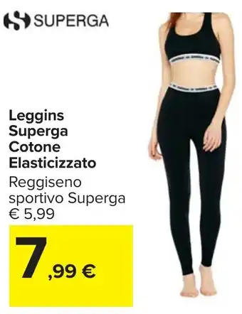 Leggins Superga Cotone Elasticizzato Reggiseno