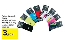 Carrefour Calza Dynamic Sport Tennis/Paddle/ Runnig/Cycling offerta