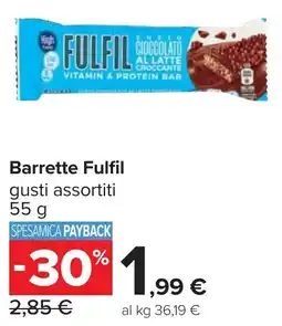 Carrefour Barrette Fulfil offerta
