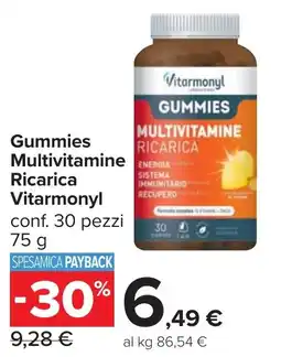 Carrefour Gummies Multivitamine Ricarica Vitarmonyl offerta