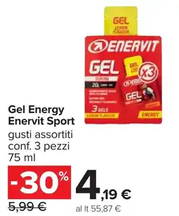 Carrefour Gel Energy Enervit Sport offerta
