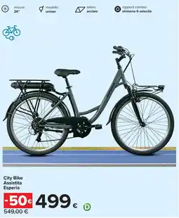 Carrefour City Bike Assistita Esperia offerta