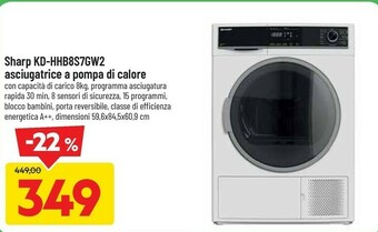 DPiù Asciugatrice offerta