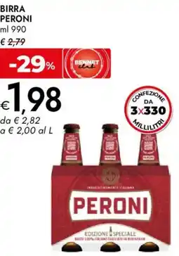Bennet Birra PERONI offerta