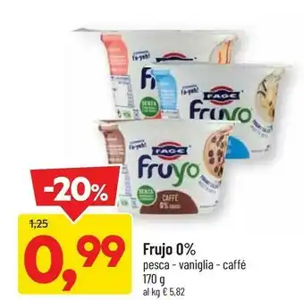 Fruyo vaniglia 0% grassi 170 g(ml)
