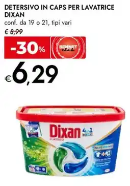 Bennet Detersivo in caps per lavatrice DIXAN offerta